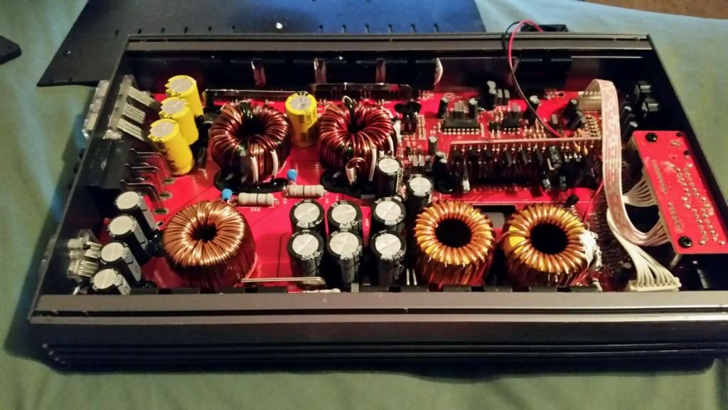 Logic Soundlab TX3000D Amp Guts Steve Meade Designs